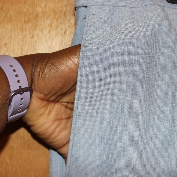 Savane Flat Front Prium Flex Gabardine Dress Pants - Picture 5 of 6